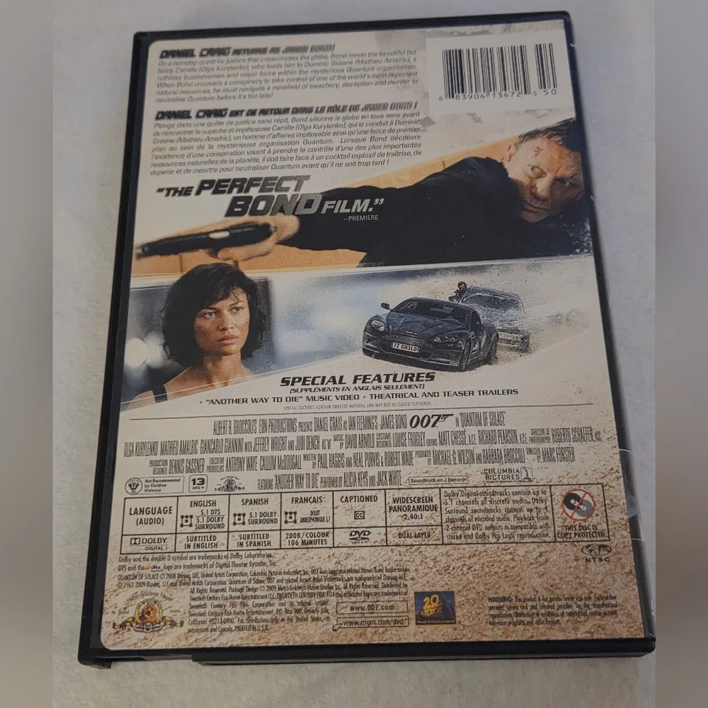 Daniel Craig 007 DVDs & Blu-ray Collection - Picture 7 of 16